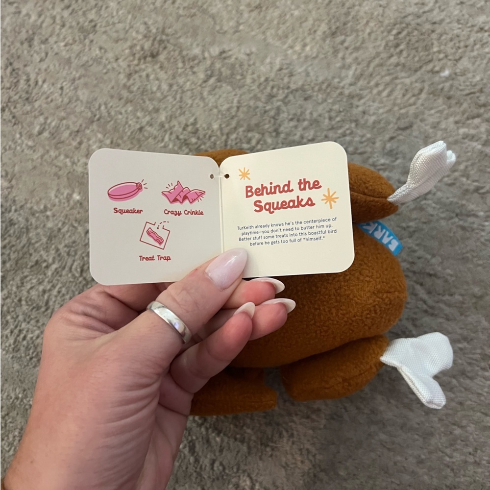 NWT Barkbox Turkeith Dog Toy - Picture 11 of 11
